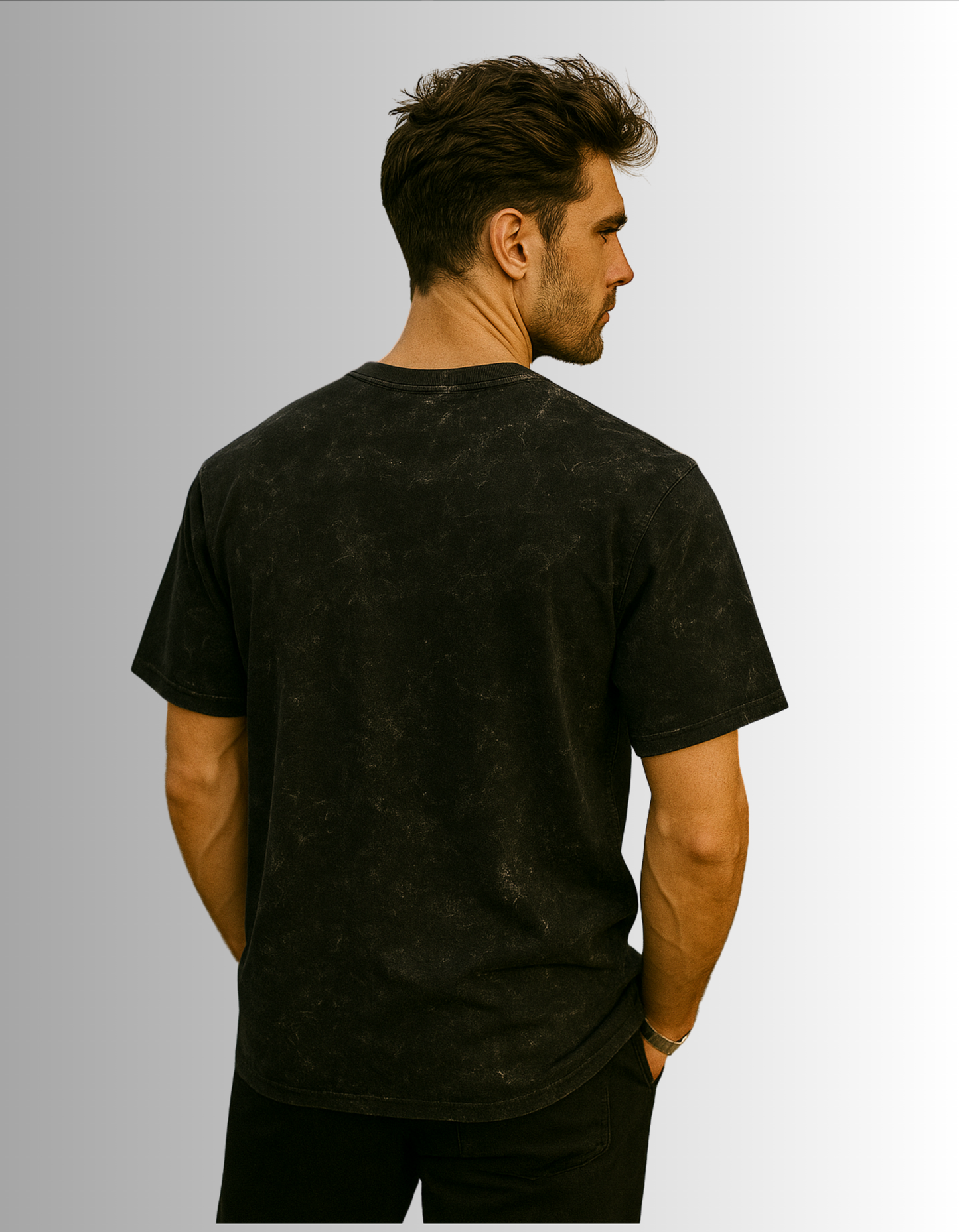Vintage Black Acid Wash T-Shirt