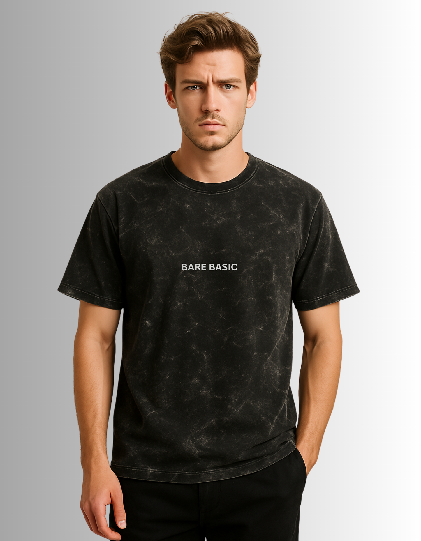 Vintage Black Acid Wash T-Shirt