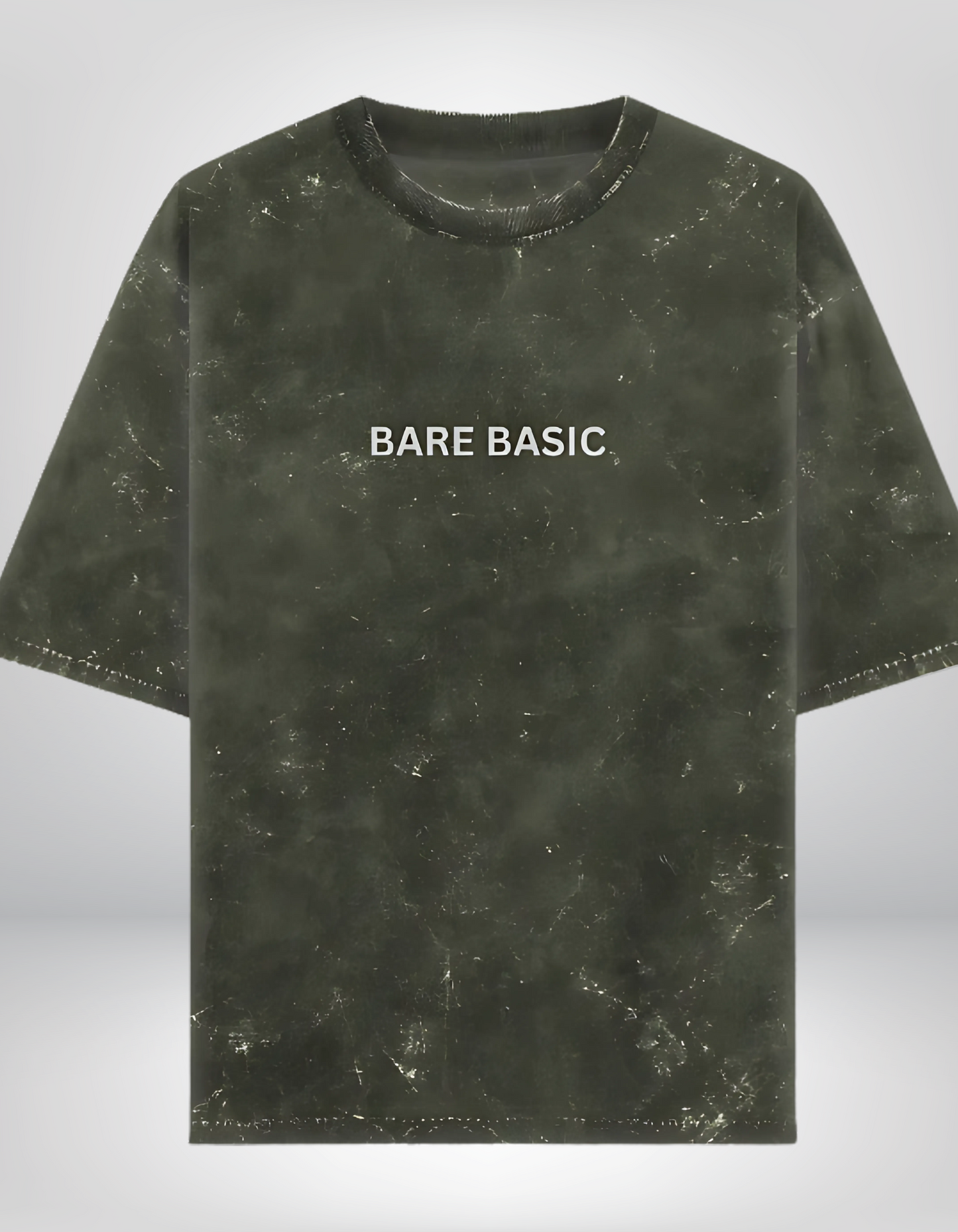Vintage Olive Green Acid Wash T-Shirt