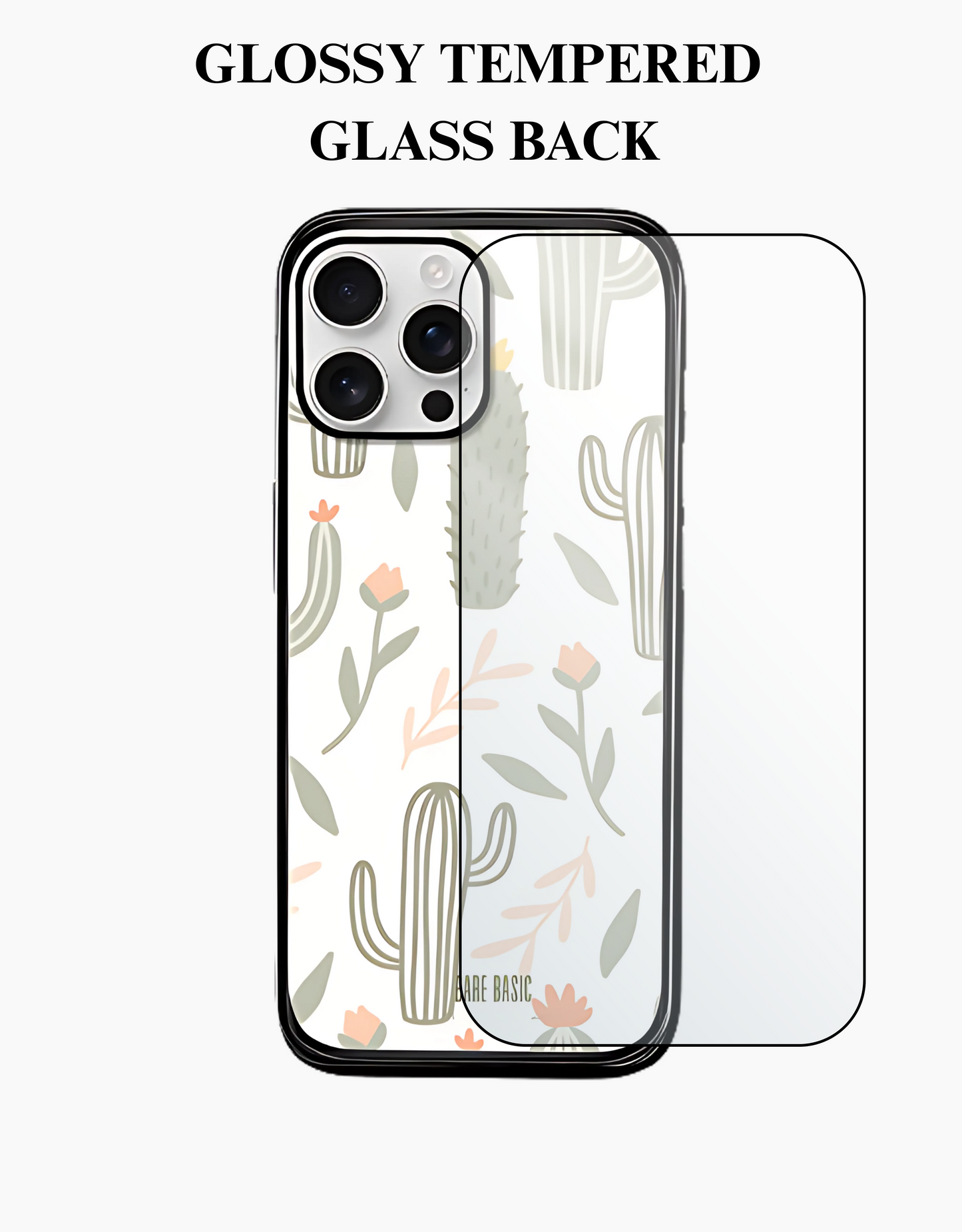 Cactus Bloom IPhone Glass Case