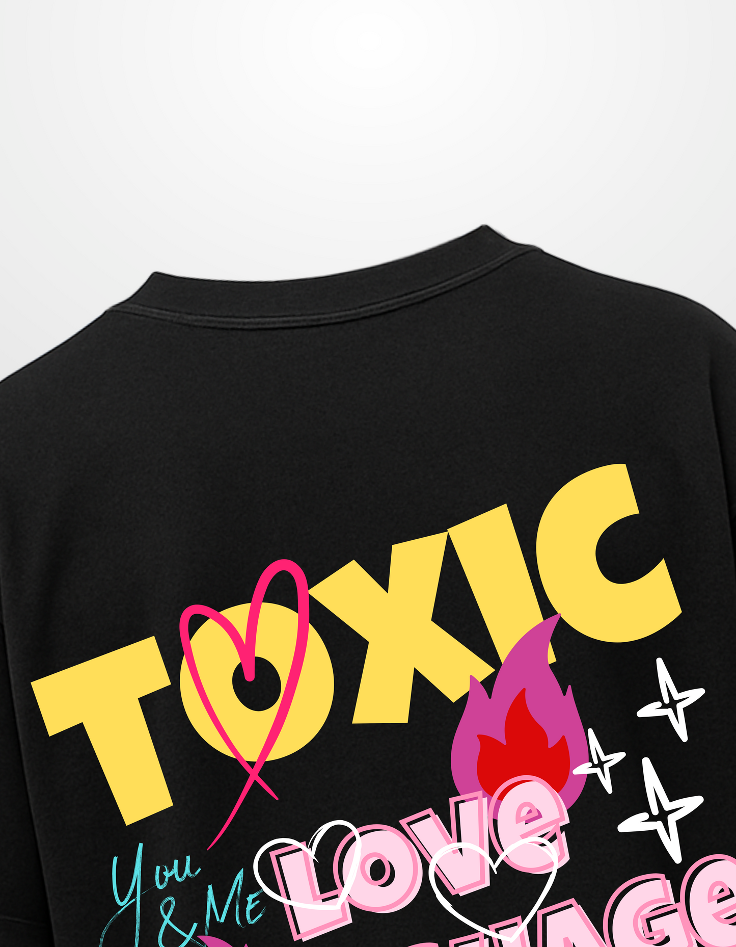 Toxic Love Language Oversized Tee