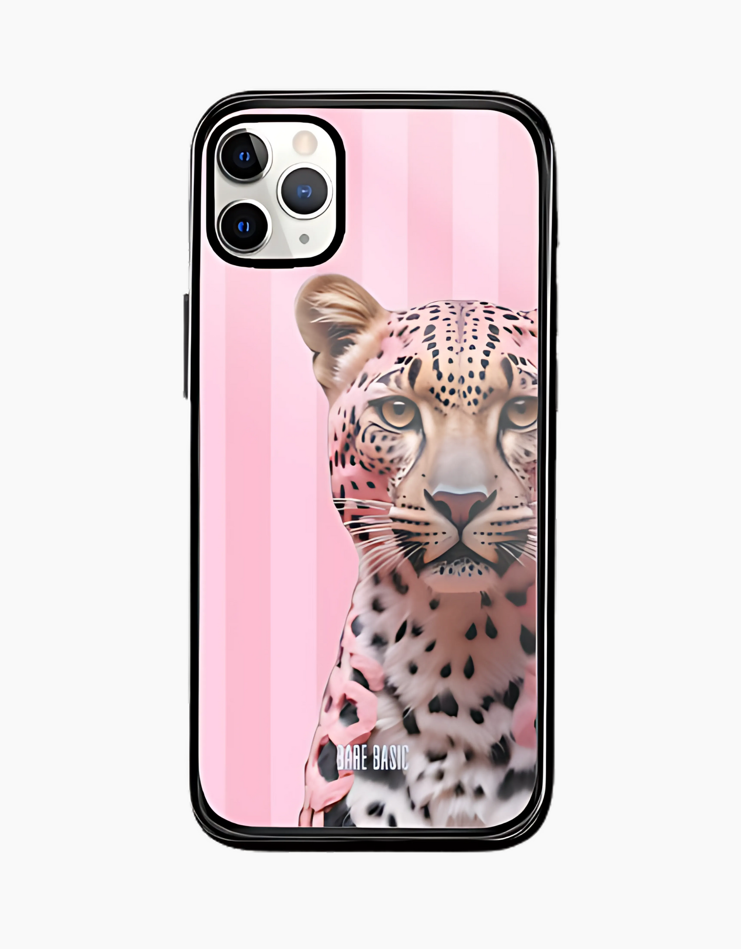 Pink Panther Leopard IPhone Glass Case