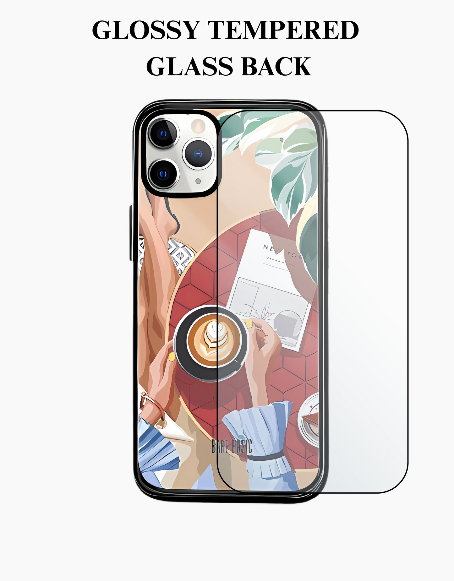 Coffee Date IPhone Glass Case