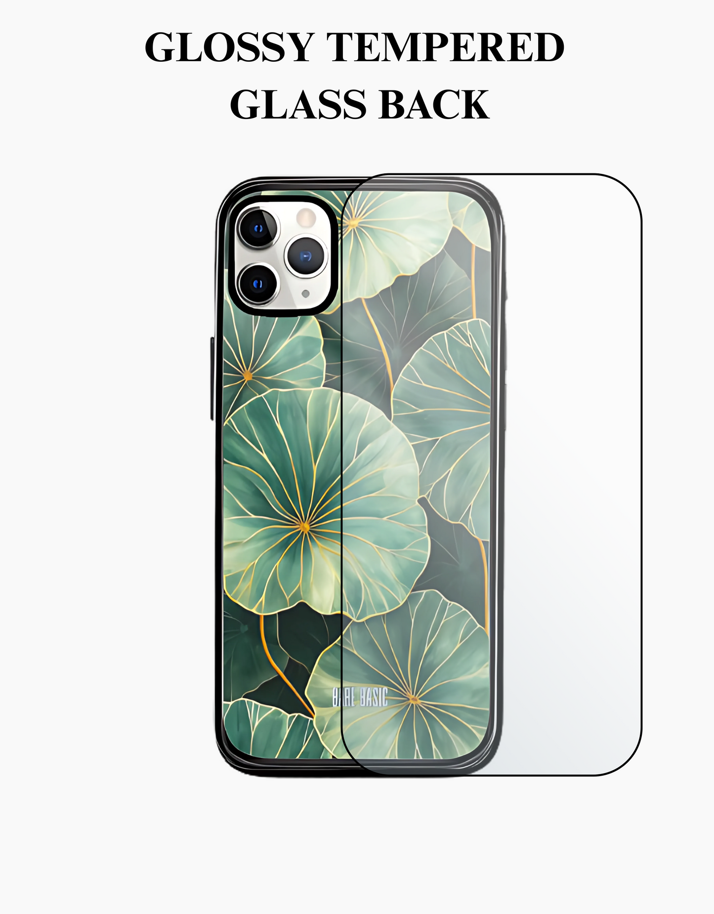 Lotus Luxe IPhone Glass Case