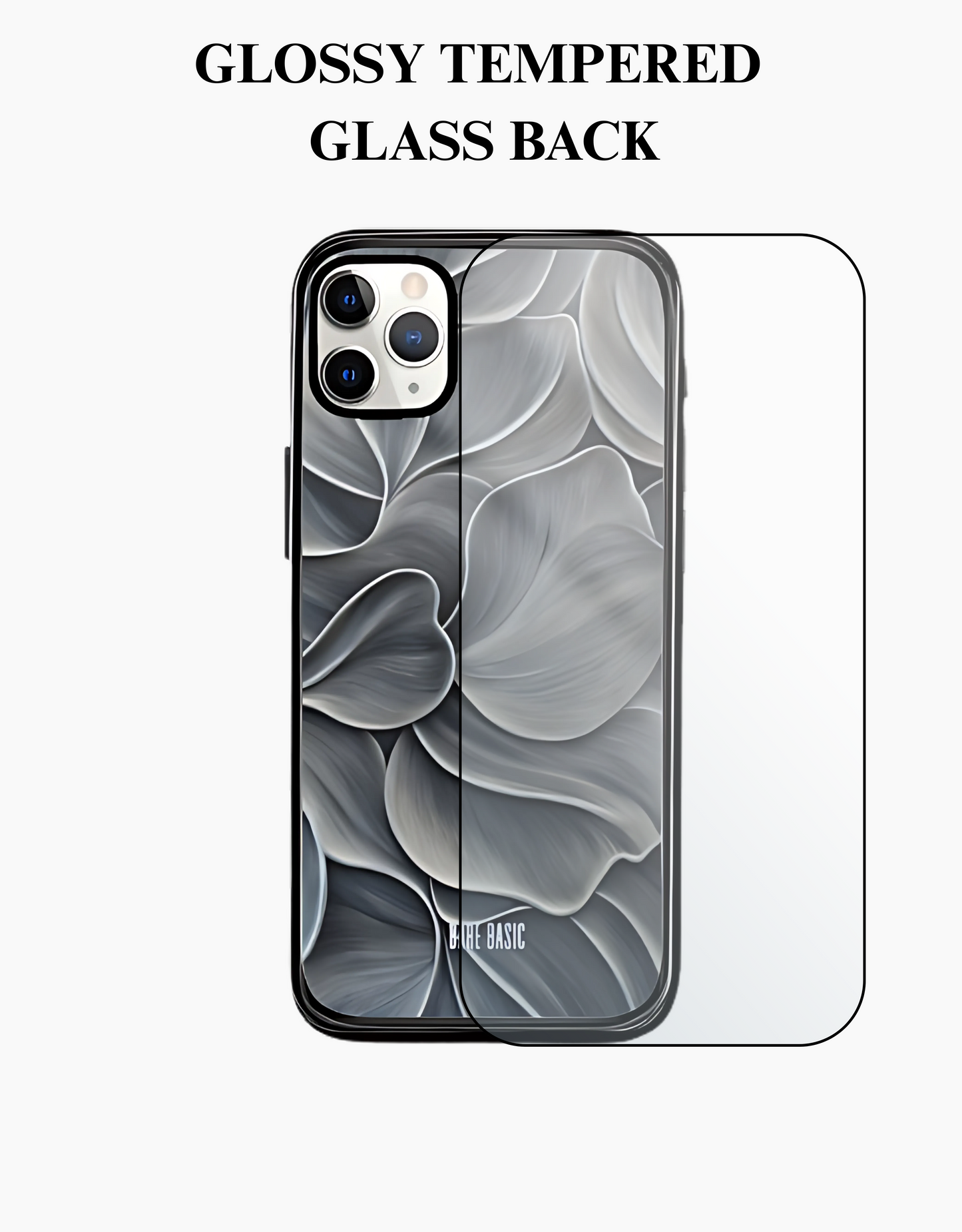 Midnight Petals IPhone Glass Case