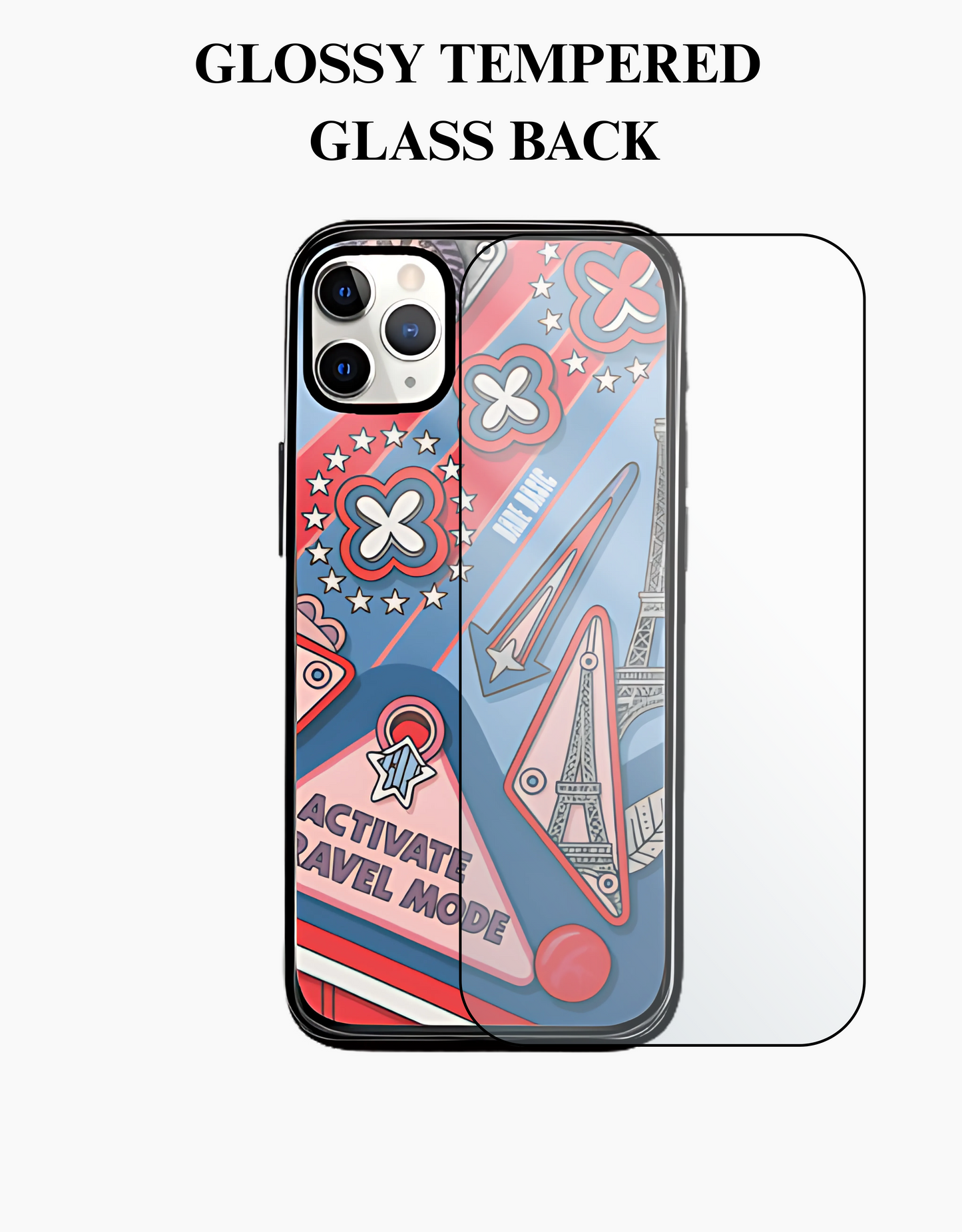 Travel Mode IPhone Glass Case