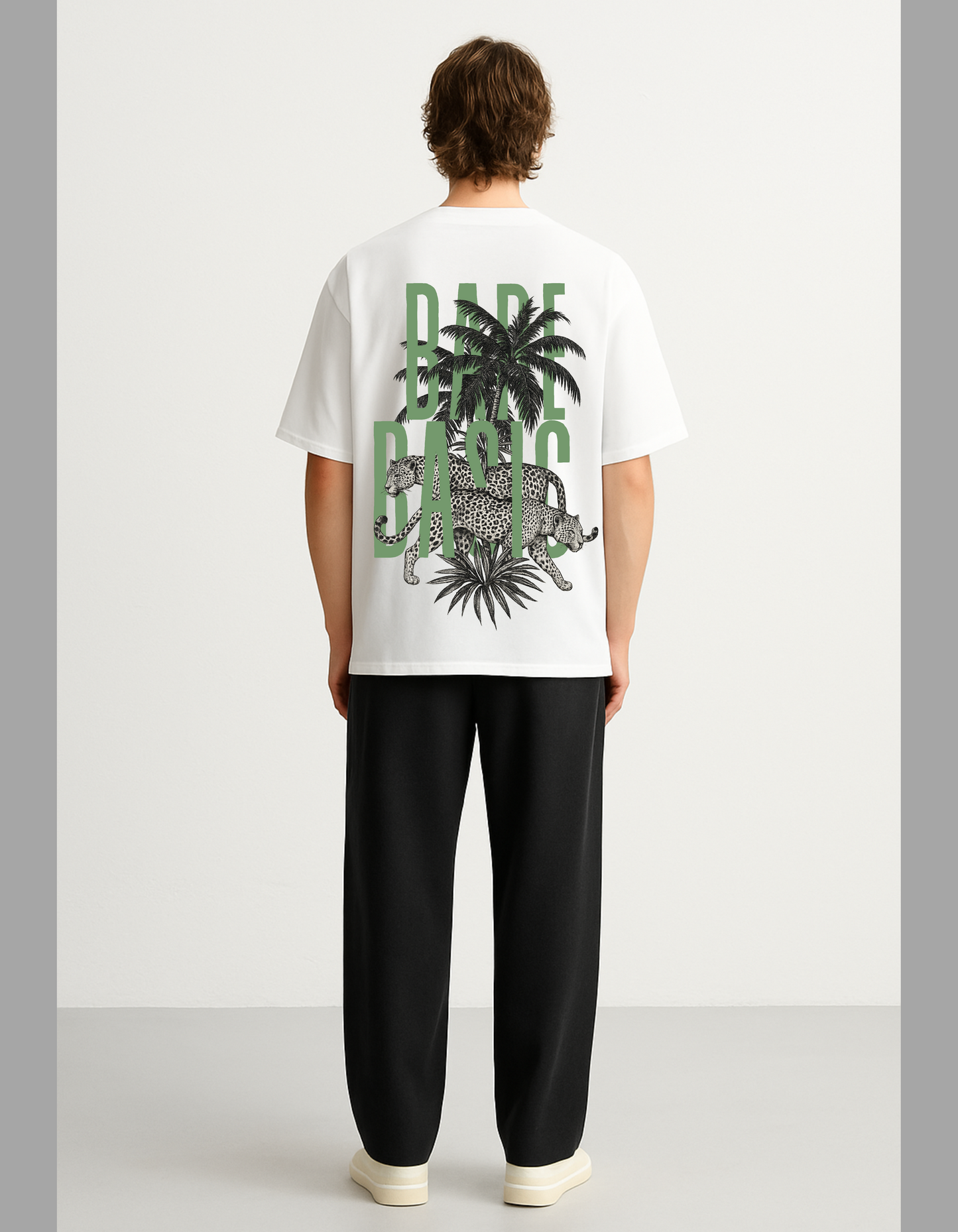 Tropic Treat Oversized T-Shirt – Jungle Print | Bare Basic Feel Your Fit