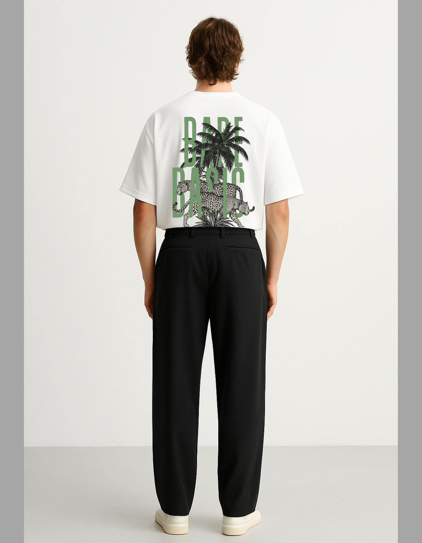Tropic Treat Oversized T-Shirt – Jungle Print | Bare Basic Feel Your Fit