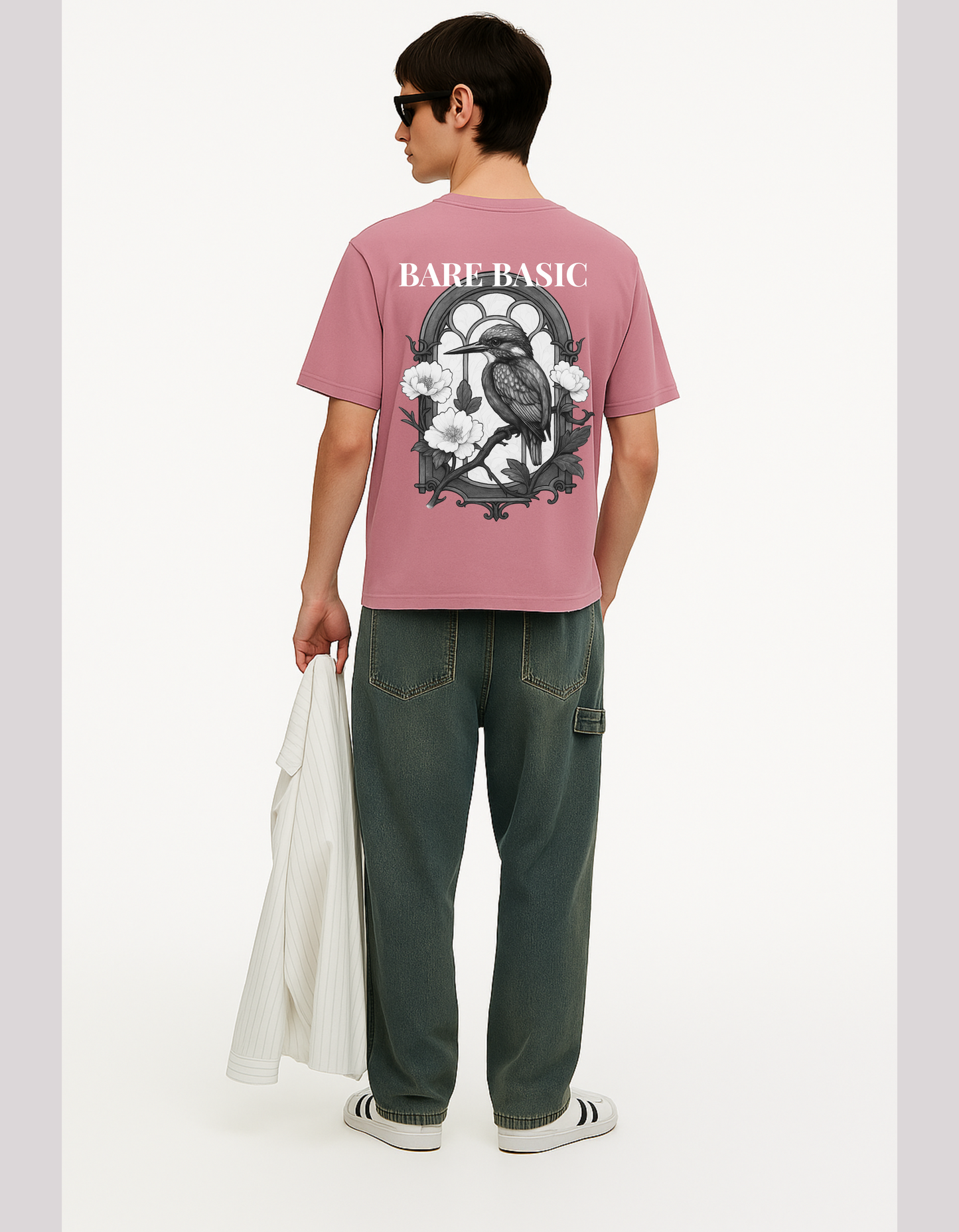 Serenity Bird Window Oversized T-Shirt – Feel Your Fit Collection