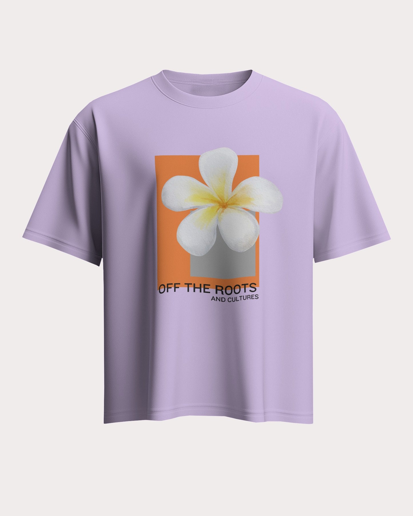 'Off the Roots' Graphic Lavender T-Shirt