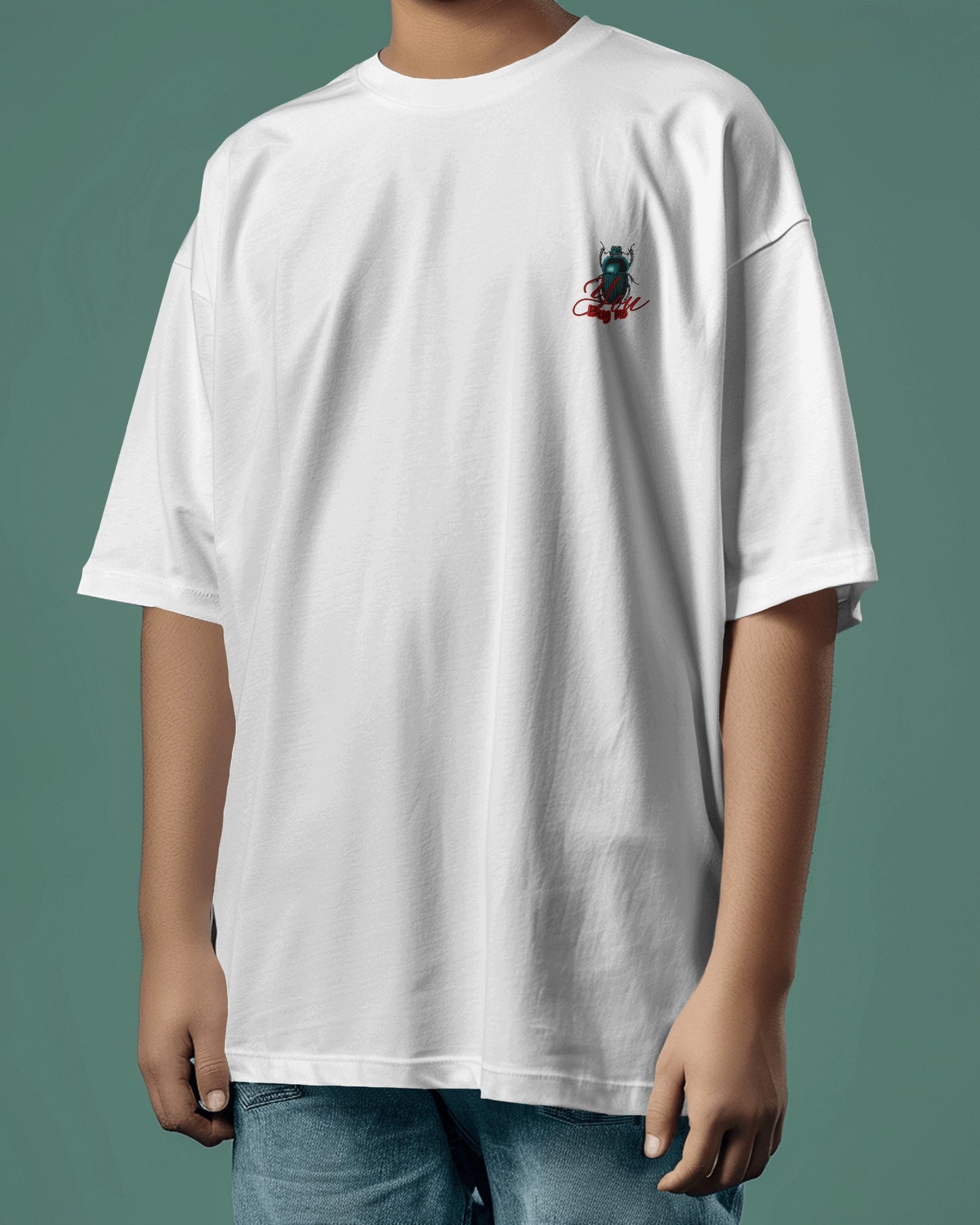 "Loose Fit 'You Bug Me' Graphic White T-Shirt | Unisex"