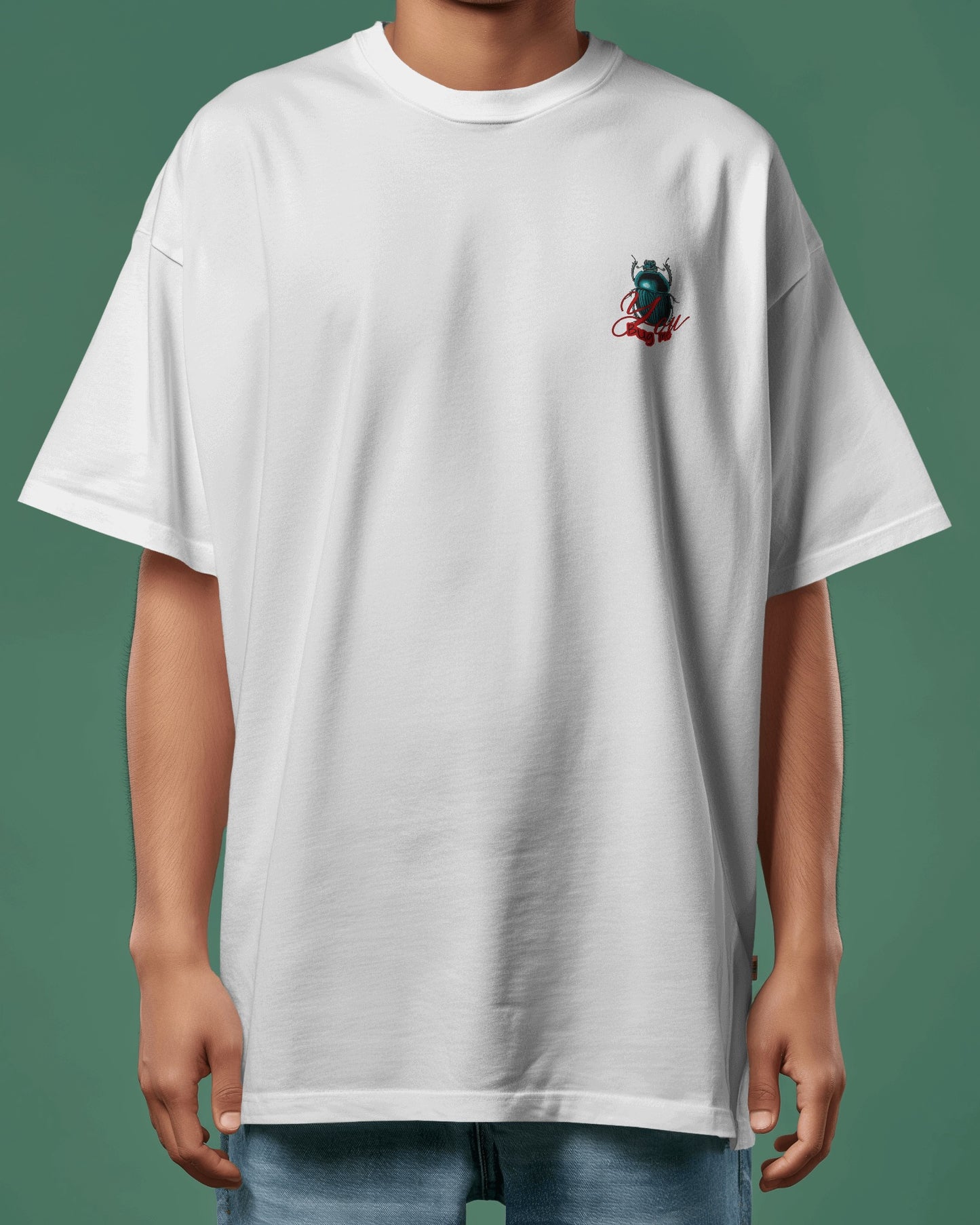 "Loose Fit 'You Bug Me' Graphic White T-Shirt | Unisex"