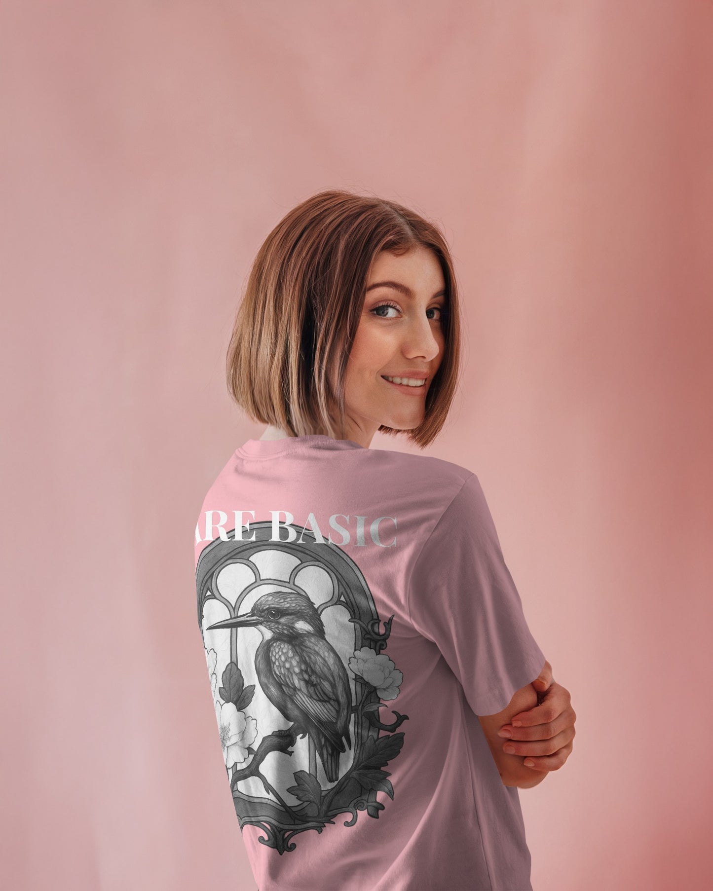 Serenity Bird Window Oversized T-Shirt – Feel Your Fit Collection