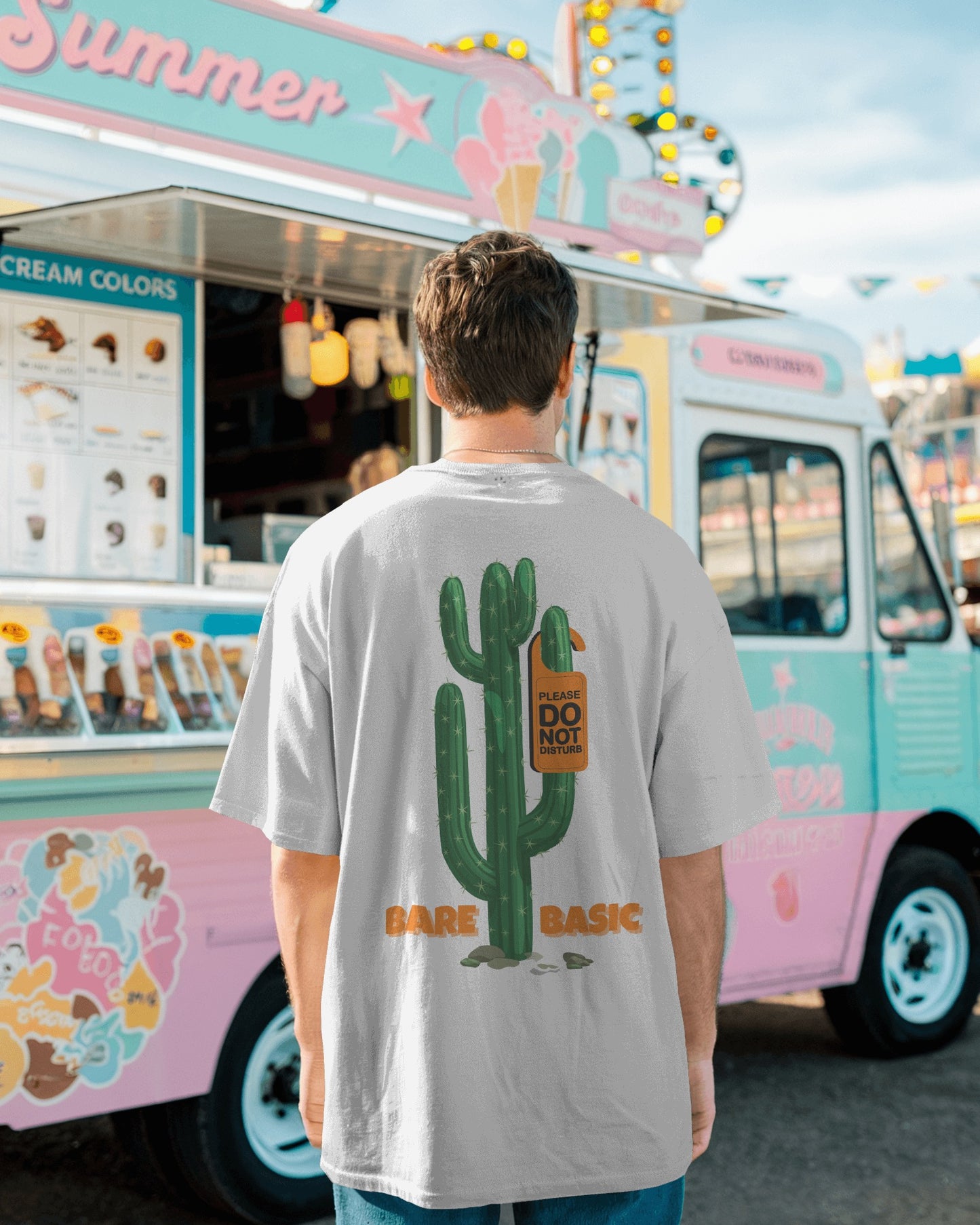 Socially Unavailable – Oversized Graphic Tee