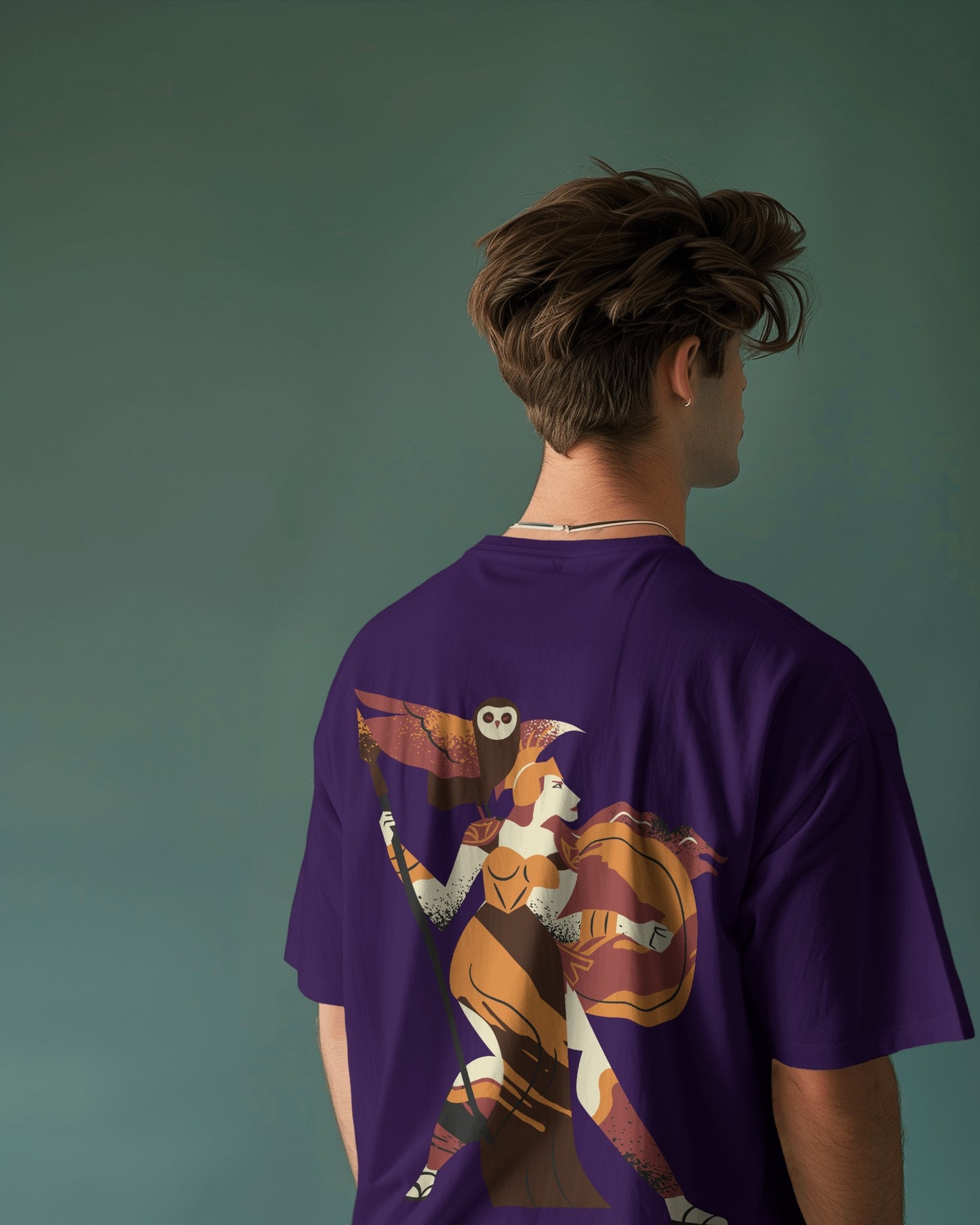 "Comfort Fit 'Bare Basic' Warrior Woman Graphic T-Shirt"