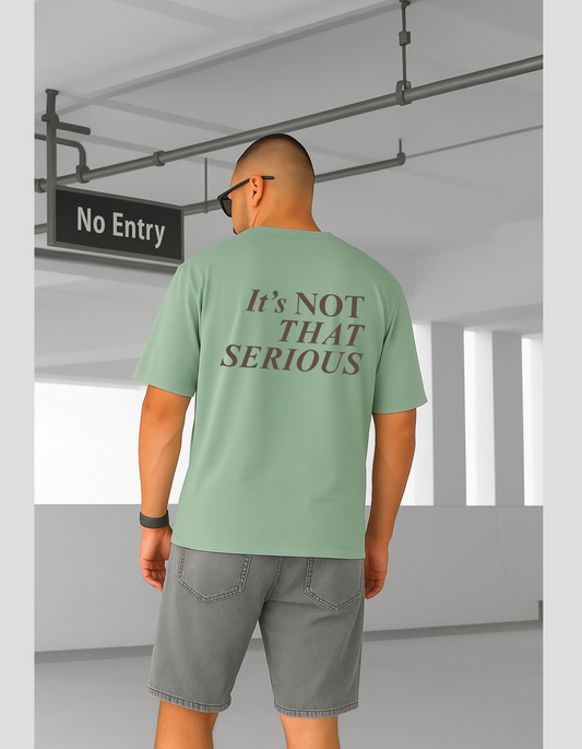 Chill Bloom Oversized T-Shirt - Jade Green |Bare Basic
