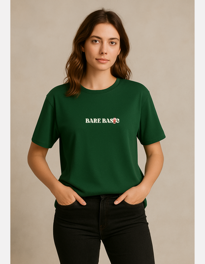 Strawberry Boba Tea T-Shirt – Oversized Unisex Fit | Bare Basic
