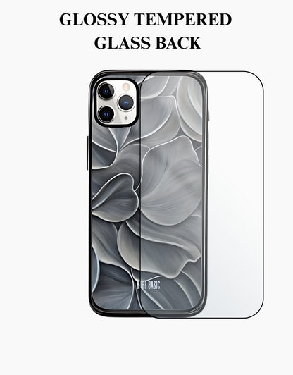 Midnight Petals IPhone Glass Case