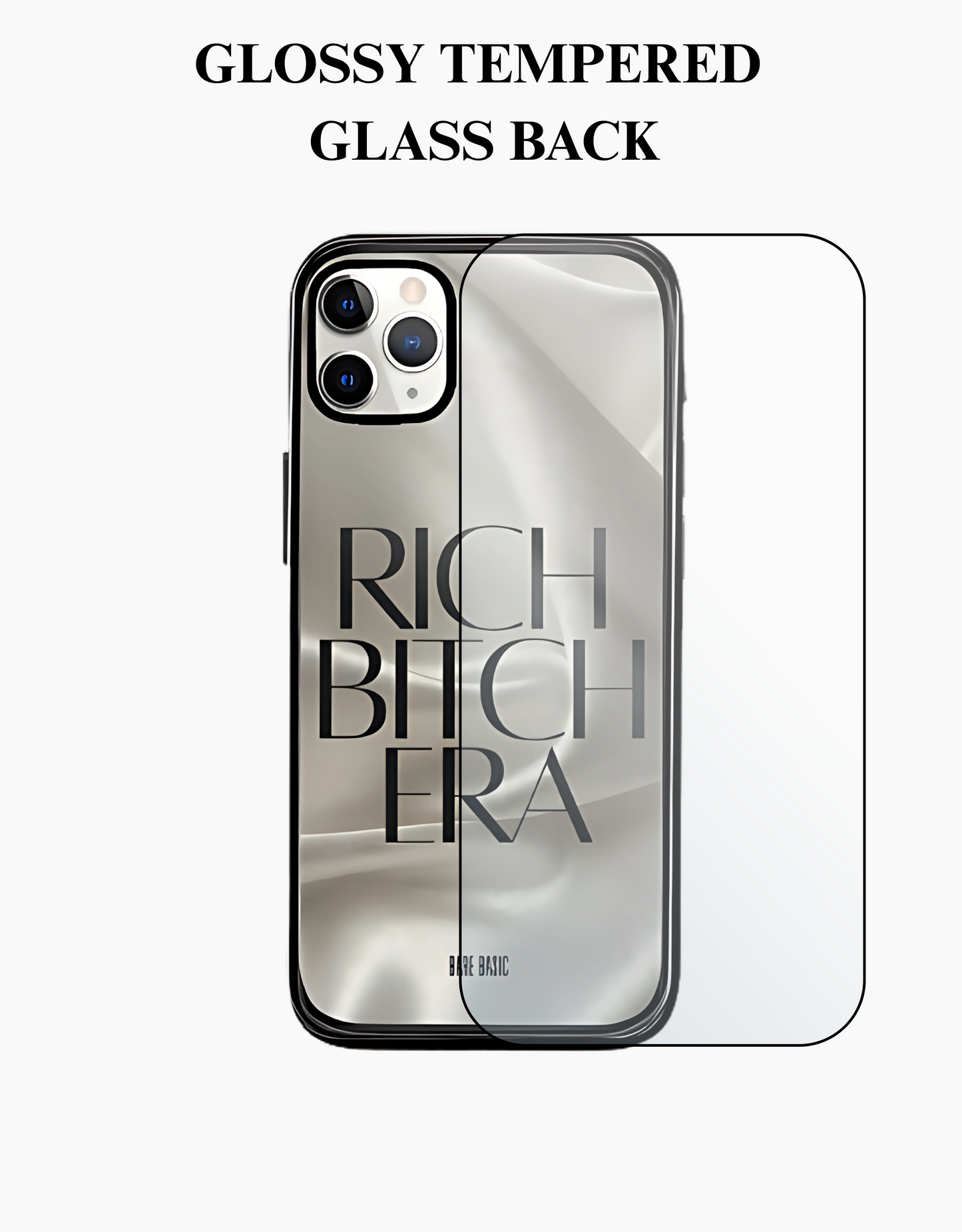 Rich Bitch Era IPhone Glass Case