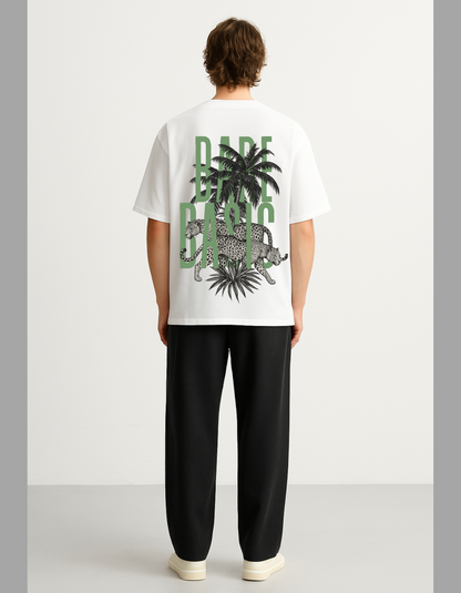Tropic Treat Oversized T-Shirt – Jungle Print | Bare Basic Feel Your Fit