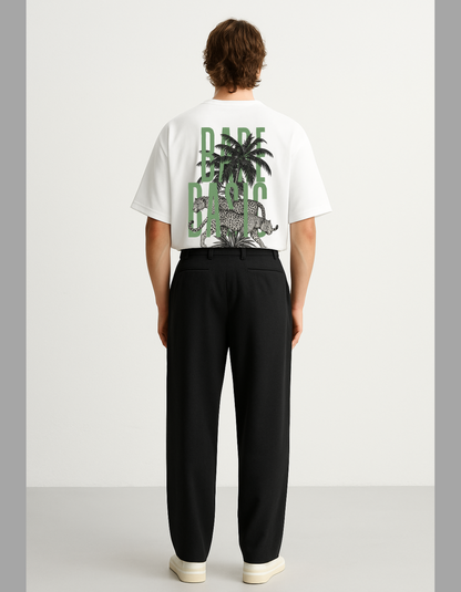 Tropic Treat Oversized T-Shirt – Jungle Print | Bare Basic Feel Your Fit