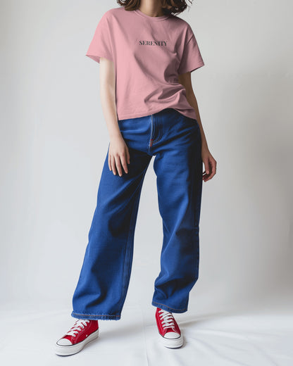 Serenity Bird Window Oversized T-Shirt – Feel Your Fit Collection