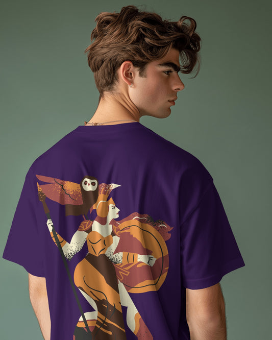 "Comfort Fit 'Bare Basic' Warrior Woman Graphic T-Shirt"